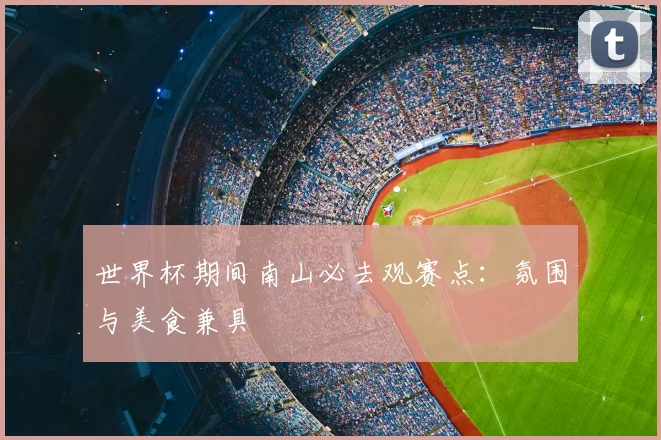 世界杯期间南山必去观赛点：氛围与美食兼具